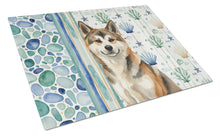 Load image into Gallery viewer, Sesame Akita Coastal Sea Glass Glass Cutting Board