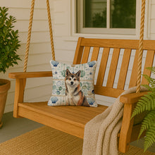 Load image into Gallery viewer, Sesame Akita Coastal Sea Glass Throw Pillow