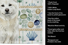 Load image into Gallery viewer, White Akita Coastal Sea Glass Kitchen Towel