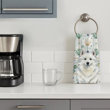 Load image into Gallery viewer, American Eskimo Coastal Sea Glass Kitchen Towel