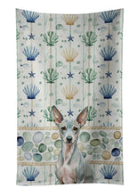 Load image into Gallery viewer, American Hairless Terrier Coastal Sea Glass Kitchen Towel