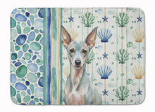Load image into Gallery viewer, American Hairless Terrier Coastal Sea Glass Memory Foam Kitchen Mat