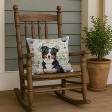 Load image into Gallery viewer, Black Tri American Shepherd Coastal Sea Glass Throw Pillow