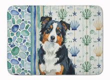 Load image into Gallery viewer, Black Tri American Shepherd Coastal Sea Glass Memory Foam Kitchen Mat