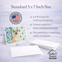 Load image into Gallery viewer, Anatolian Shepherd Dog Coastal Sea Glass Greeting Cards Pack of 8