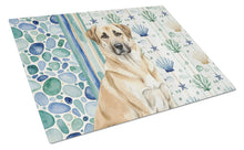Load image into Gallery viewer, Anatolian Shepherd Dog Coastal Sea Glass Glass Cutting Board