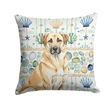 Load image into Gallery viewer, Anatolian Shepherd Dog Coastal Sea Glass Throw Pillow
