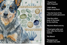 Load image into Gallery viewer, Blue Heeler Australian Cattle Dog Coastal Sea Glass Kitchen Towel