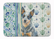 Load image into Gallery viewer, Blue Heeler Australian Cattle Dog Coastal Sea Glass Memory Foam Kitchen Mat