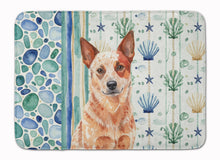 Load image into Gallery viewer, Red Heeler Australian Cattle Dog Coastal Sea Glass Memory Foam Kitchen Mat