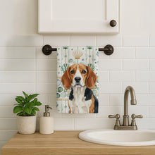Load image into Gallery viewer, Beagle Coastal Sea Glass Kitchen Towel