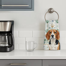 Load image into Gallery viewer, Beagle Coastal Sea Glass Kitchen Towel