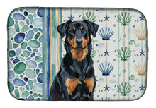 Load image into Gallery viewer, Beauceron Coastal Sea Glass Dish Drying Mat