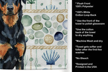 Load image into Gallery viewer, Beauceron Coastal Sea Glass Kitchen Towel
