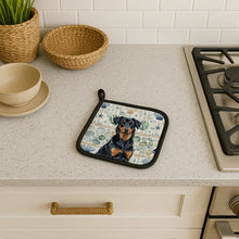 Load image into Gallery viewer, Beauceron Coastal Sea Glass Pair of Pot Holders