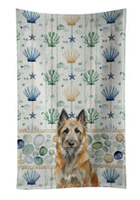 Load image into Gallery viewer, Belgian Laekenois Coastal Sea Glass Kitchen Towel