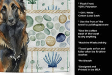 Load image into Gallery viewer, Belgian Tervuren Coastal Sea Glass Kitchen Towel