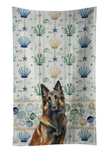 Load image into Gallery viewer, Belgian Tervuren Coastal Sea Glass Kitchen Towel