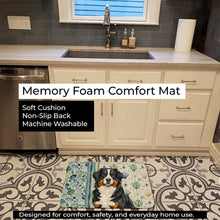 Load image into Gallery viewer, Bernese Mountain Dog Coastal Sea Glass Memory Foam Kitchen Mat