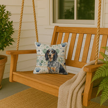 Load image into Gallery viewer, Bluetick Coonhound Coastal Sea Glass Throw Pillow