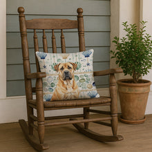 Load image into Gallery viewer, Fawn Boerboel Coastal Sea Glass Throw Pillow