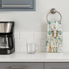 Load image into Gallery viewer, Borzoi Coastal Sea Glass Kitchen Towel