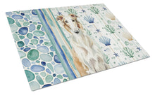 Load image into Gallery viewer, Borzoi Coastal Sea Glass Glass Cutting Board