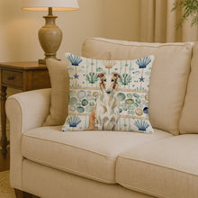 Load image into Gallery viewer, Borzoi Coastal Sea Glass Throw Pillow
