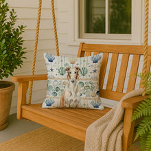 Load image into Gallery viewer, Borzoi Coastal Sea Glass Throw Pillow