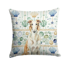 Load image into Gallery viewer, Borzoi Coastal Sea Glass Throw Pillow
