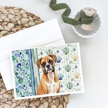 Load image into Gallery viewer, Boxer Coastal Sea Glass Greeting Cards Pack of 8