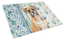 Load image into Gallery viewer, Boxer Coastal Sea Glass Glass Cutting Board
