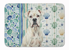 Load image into Gallery viewer, White Boxer Coastal Sea Glass Memory Foam Kitchen Mat