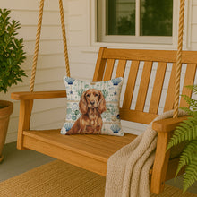 Load image into Gallery viewer, Boykin Spaniel Coastal Sea Glass Throw Pillow