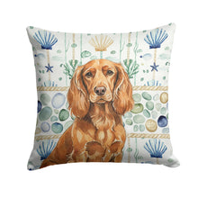 Load image into Gallery viewer, Boykin Spaniel Coastal Sea Glass Throw Pillow