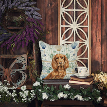 Load image into Gallery viewer, Boykin Spaniel Coastal Sea Glass Throw Pillow