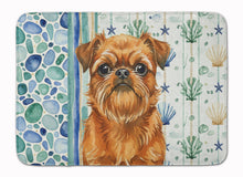 Load image into Gallery viewer, Belge Brussels Griffon Coastal Sea Glass Memory Foam Kitchen Mat