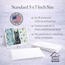 Load image into Gallery viewer, Cane Corso Coastal Sea Glass Greeting Cards Pack of 8