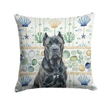 Load image into Gallery viewer, Cane Corso Coastal Sea Glass Throw Pillow