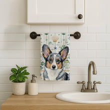 Load image into Gallery viewer, Blue Merle Cardigan Welsh Corgi Coastal Sea Glass Kitchen Towel