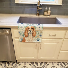 Load image into Gallery viewer, Blenheim Cavalier Spaniel Coastal Sea Glass Kitchen Towel