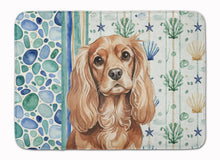 Load image into Gallery viewer, Ruby Cavalier Spaniel Coastal Sea Glass Memory Foam Kitchen Mat