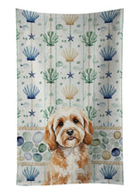 Load image into Gallery viewer, Cavapoo Coastal Sea Glass Kitchen Towel