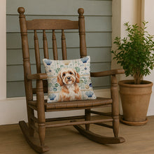 Load image into Gallery viewer, Cavapoo Coastal Sea Glass Throw Pillow