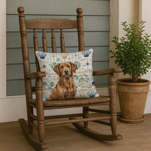 Load image into Gallery viewer, Chesapeake Bay Retriever Coastal Sea Glass Throw Pillow