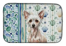 Load image into Gallery viewer, Hairless Chinese Crested Coastal Sea Glass Dish Drying Mat