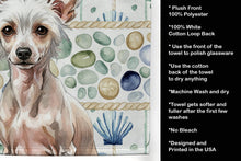 Load image into Gallery viewer, Hairless Chinese Crested Coastal Sea Glass Kitchen Towel