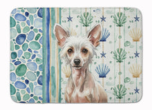 Load image into Gallery viewer, Hairless Chinese Crested Coastal Sea Glass Memory Foam Kitchen Mat