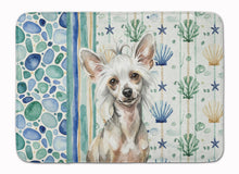 Load image into Gallery viewer, Hairless Mottled Pattern Chinese Crested Coastal Sea Glass Memory Foam Kitchen Mat