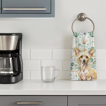 Load image into Gallery viewer, Hairless Palomino Chinese Crested Coastal Sea Glass Kitchen Towel